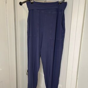 Aerie Foldover Waist Ribbed Joggers